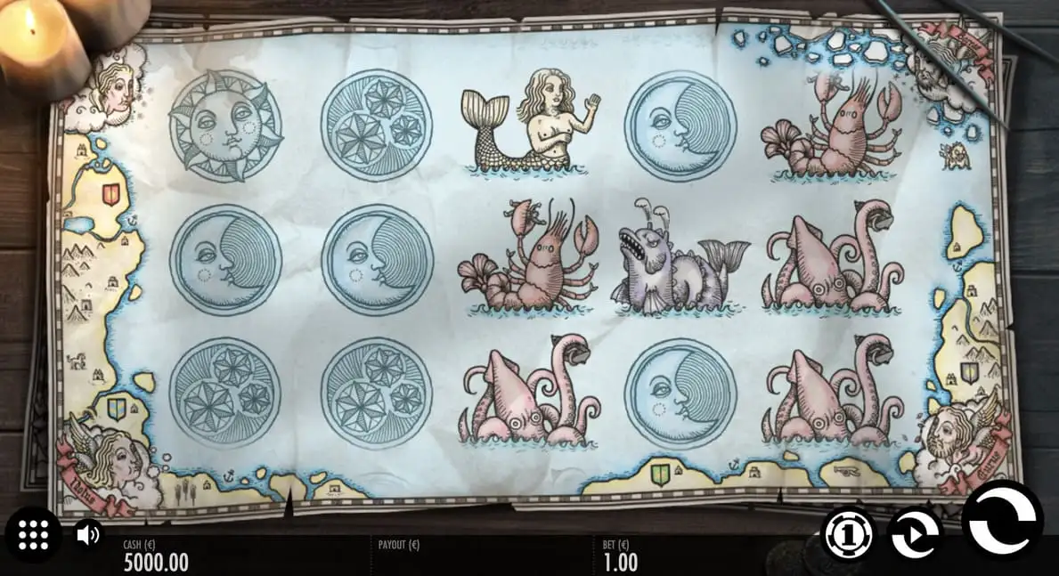 Igralni avtomat Uncharted Seas na spletnem kazinoju Moonwin